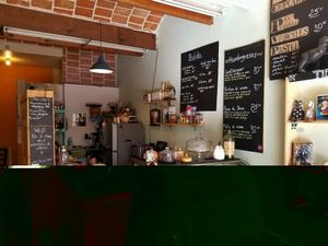 inside at Vegan Workshop in Tijuana