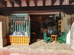 entramce at Vegan Workshop in Tijuana