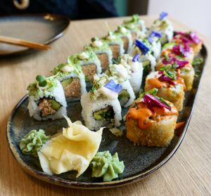 Tuna bliss + Artichoke Lover + Lobster Roll at Bloom Sushi Marais in Paris