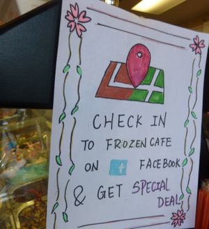 Find Frozen Cafe on FB at Frozen Cafe in Houston