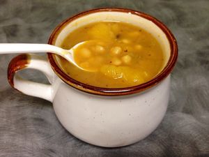 Soup of the day at Sweet Peaces in Flint