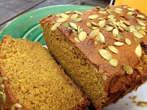 Vegan and Gluten-free Pumpkin bread at Sweet Peaces in Flint