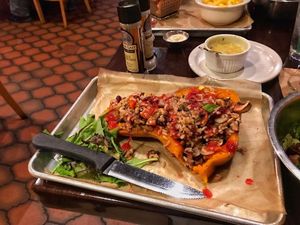 Vegan stuffed squash! (seasonal, but wish they would bring it back!) at Public House in Monroe
