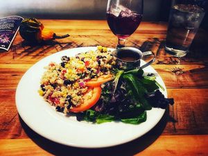 Amazing vegan dish of veggies and grains, customized just for me! at Public House in Monroe