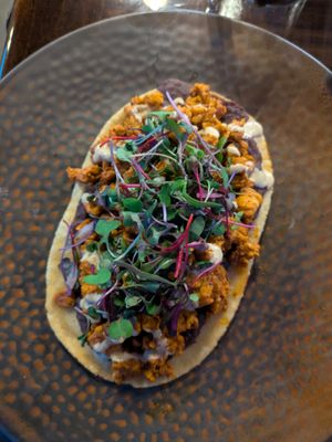 Huarache Vegano at Suculenta Cantina in Pflugerville