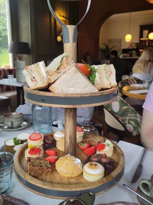 Afternoon tea at Ffarm Hall in Abergele