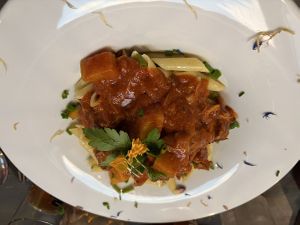 Jackfruit Gulasch  at V-Bandits in Ludwigsburg