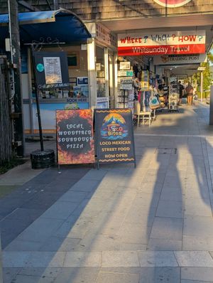 Entrance at Loco Bites in Airlie Beach