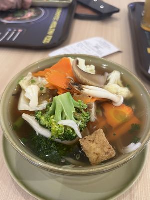 Vegan pho  at Vietnamese Special Restaurant in Abu Dhabi