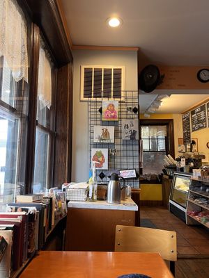 From my window table   at Ragged Edge Coffee House in Gettysburg