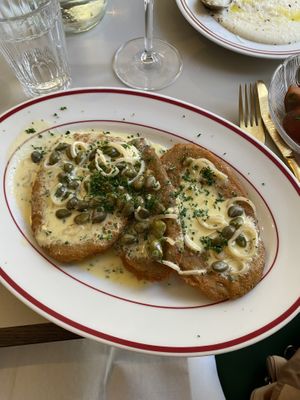 Aubergine piccata  at Martini House in Copenhagen