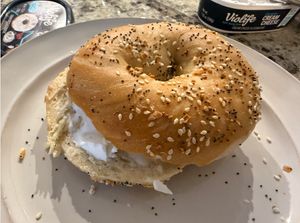 Everything Bagel at Brooklyn Bagel & Deli in Atlanta