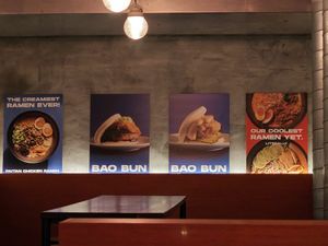 Interior at Umamido Ramen & Sushi Bourse in Brussels