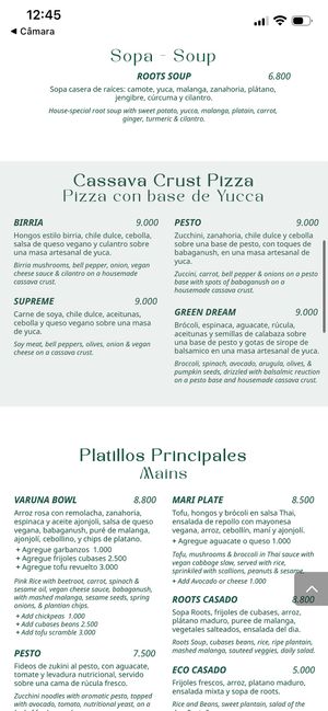   at Varuna Plant-Based Food & Juice Bar in Puntarenas