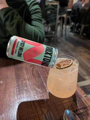 Spicy melons cocktail at Roti King Edinburgh in Edinburgh