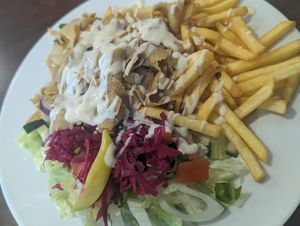 Veganer Dönerteller at Best Döner Pizza in Bad Sackingen