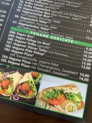 Vegane Speisekarte   at Best Döner Pizza in Bad Sackingen