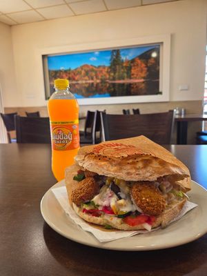 "Falaffel-Tasche" at Best Döner Pizza in Bad Sackingen