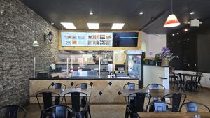Inside view at Amena Cafe in Las Vegas