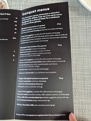 Menu July 2026 at MOD. Dining in Sydney