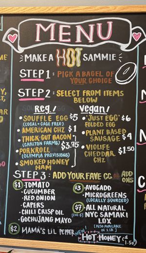   at Sincerely, Bagel in Portland