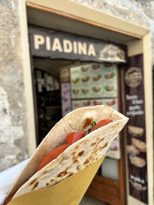 Loved...  at Piadina Biologica in Assisi