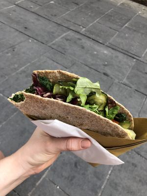 Surprisingly tasty:) at Piadina Biologica in Assisi