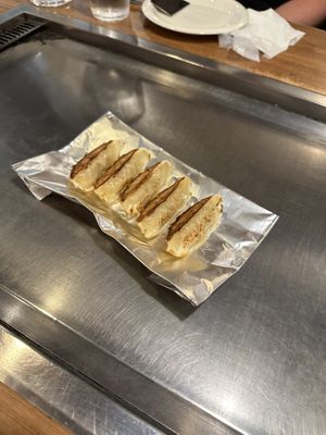 Vegan gyozaa  at Nagataya in Hiroshima