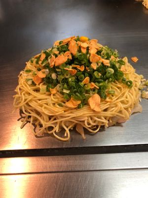 Okonomiyaki! at Nagataya in Hiroshima