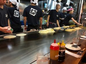 The bar grill at Nagataya in Hiroshima