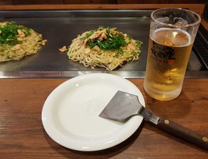 Vegan Okonomiyaki at Nagataya in Hiroshima