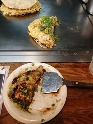 Tasted really good (better than ot looks on my picture - also the vegetable sauce was really amazing)
*Sorry I'm no food photographer* at Nagataya in Hiroshima