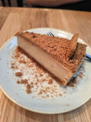 Cheesecake speculoos at Tabi Loo Ixelles in Brussels