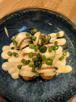 "Parmesan" puffs at Tabi Loo Ixelles in Brussels