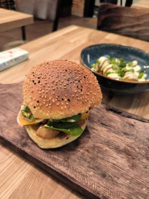 No chicken burger at Tabi Loo Ixelles in Brussels