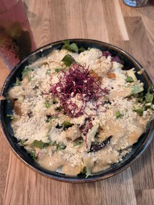 Cesar salad at Tabi Loo Ixelles in Brussels