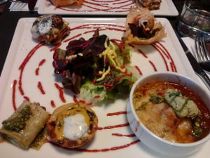 friday's night dish (only one menu on friday night, it changes avery week) for 13,5E at Rest'o in Bordeaux