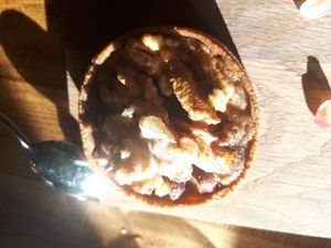 Nut cake at Rest'o in Bordeaux