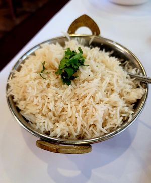 Rice at Chaat Bhavan in Dublin