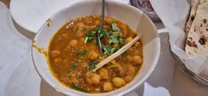 Chana Masala- Chickpea Curry- vegan at Chaat Bhavan in Dublin
