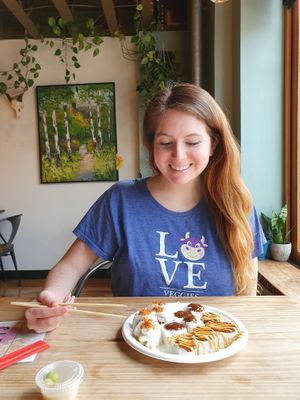 Vegan sushi  at Sushi Love in Portland