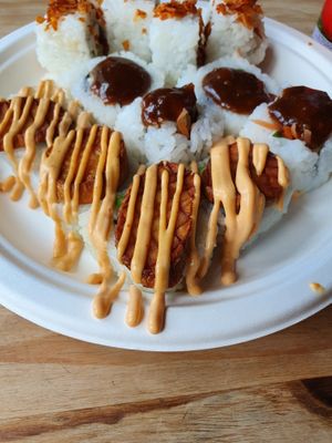 Dont be shellfish  at Sushi Love in Portland