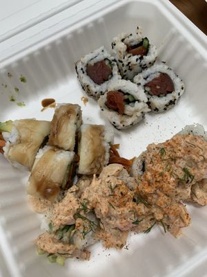 Vegan sushi to at Sushi Love in Portland