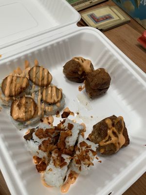 Vegan sushi to go  at Sushi Love in Portland