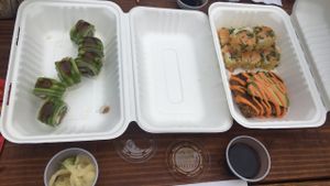 2 of the house rolls at Sushi Love in Portland