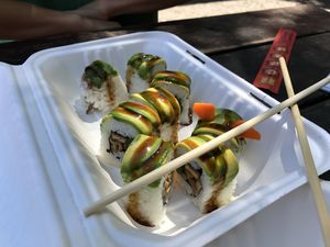 the mother of dragons at Sushi Love in Portland