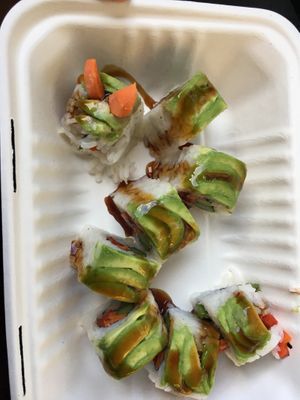 Mother of dragons for $7 😍 was delicious ! at Sushi Love in Portland