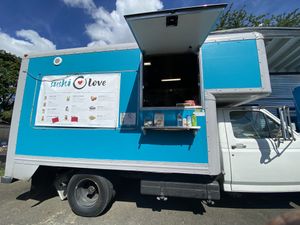 Food Cart in Shady Pines Vegan Food Court at Sushi Love in Portland