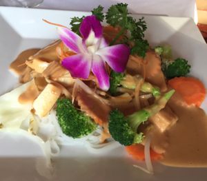 Peanut noodles at Ruan Thai Hut in Hilton Head Island