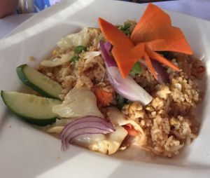 Veggie fried rice - no egg at Ruan Thai Hut in Hilton Head Island